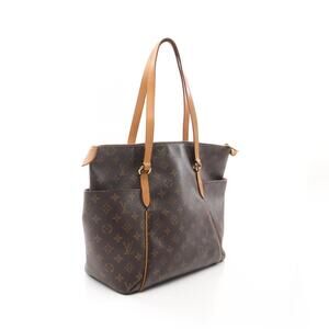 Louis Vuitton Bag Leather Monogram Tote Totally Canvas Brown